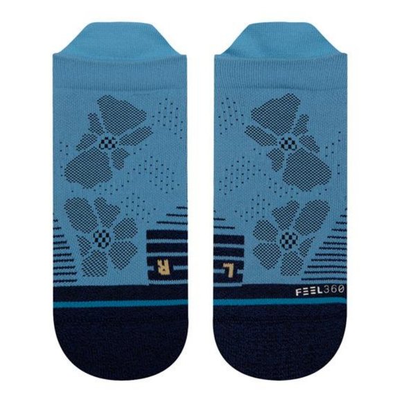 Stance Flower Fields Athletic Ankle Socks Large - Picture 2 of 3